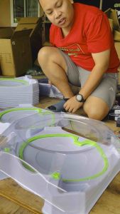 ถาดเบย์เบลดX มาพร้อมฝาครอบ ถาดประลองเบย์เบลด