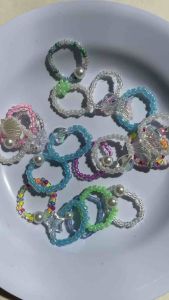 100 pcs PAKET USAHA CINCIN MANIK CUTE KPOP AESTHETIC / CINCIN MANIK ISI 25 50 dan 100 pcs