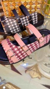 Sandal Selop Zara Wedges 3 Tali Polos & Sandal Wedges Terbaru Kode SMU19