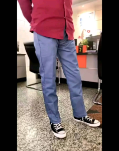 Seragam Sekolah Celana Panjang SMA Abu Abu Bahan Berkualitas