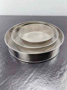 Stainless Steel Flour Sieve Baking Tool Kitchen Super Fine Round Flour Sugar Powder Sieve Colander