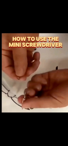 1Piece 3-in-1 Handy Keychain Mini Screwdriver - The Ultimate Repair Tool On-The-Go for Eyeglasses phone computer