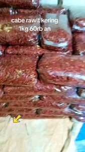 CABE KERING TEJA CAPLAK SUPER PEDAS 1Kg