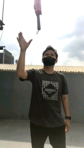 Payung Ukuran Standar: Payung Tongkat Merah Putih & Payung Bendera Kombinasi