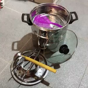 Dandang Nasi / Bakso Ful Stainles Kaca 22cm Terbaru COD Dandang 2in1