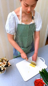 Blender Chopper Manual Tarik Food Processor Perajang Penggiling Cincang Daging Bumbu Dapur - 3 Pisau