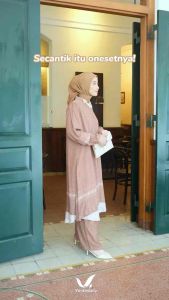 ATHALA NAIZA ZALKA AFIA TITIAN ONESET RAYON MOTIF ETNIK BY VENTE