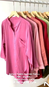 Kemeja Polos Rayon Twill: Pilihan Atasan Wanita Terbaik