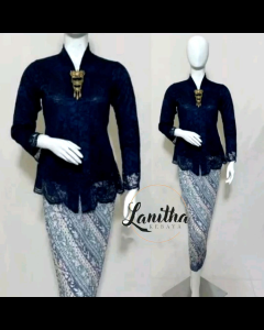 Set kebaya Kartini Modern Kebaya Modern Wanita Kebaya Wisuda Kebaya Floy Lengan Panjang Kebaya Floy Brokat