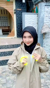 Jas Hujan Bahan PVC 025 Gamis Muslimah by KAMILA Anti Rembes