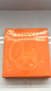 Kaca led lipat minicermin saku lipat cermin led mirror