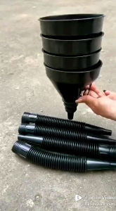 corong torong bensin flexsible hitam CORONG serbaguna