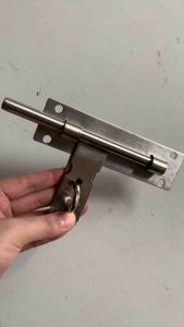 Stainless Steel Door Lock Barrel Bolt with Safety Hasp Set Door Latch Bolt Gate Barrel Bolt Hasp Tropa Hardware