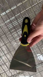 Putty Trowel Scraper Paleta Stainless Steel Paint Scraper Putty Knife Spatula Rubber Handle 1 Inch to 5 Inches