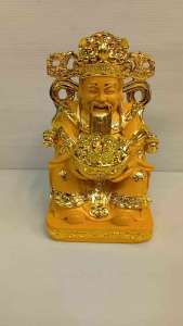 องค์ไฉ่ซิงเอี๊ยเทพเจ้าแห่งโชคลาภขนาดสูง8นิ้ว ราคาองค์ละ990บาท งานเรซิ่น ตั้งเพื่อเสริมโชคลาภความร่ำรวย