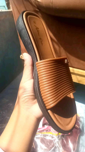 Sandal Kokop Semi Kulit New Era Cewe Dewasa LB-12057 B