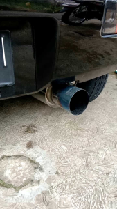 KNALPOT HKS PLONG UJUNG BIRU SUARA KERING GAHAR WOR WOR UNTUK MOBIL BENSIN DAN SOLAR