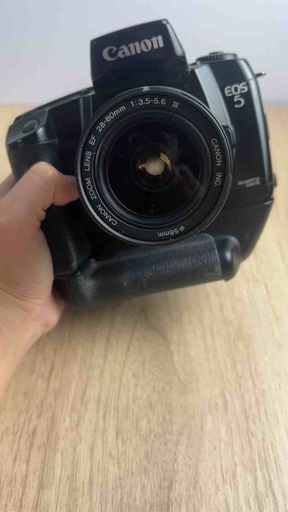 กล้องฟิล์ม Canon eos5 grip+Canon ef 28-80 f3.5-5.5 ultrasonic | Lazada ...