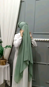 Pasmina Inner Turki Dilengkapi Langsung Pakai Inner Cepol