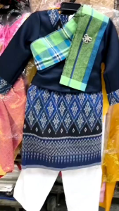 ชุดไทยภาคอีสานลูกสาวอีสานชุดชาวนาเด็กหญิงชุดไทยเด็กหญิง