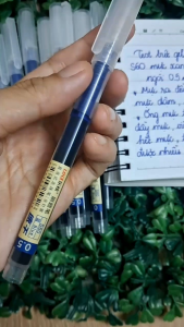 Combo 12 cây bút nước mực xanh Lex S60 ngòi 0.5mm ( mực đậm đẹp mau khô )