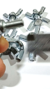 น็อตหางปลาเกลียวเบอร์10(M6×15ตัวผู้​หางปลา4ตัว)เกลียวยาว15มิล ใช้ยึดชิ้นงานหรือใช้งานทั่วไป("จ-ส"จัดส่งภายใน24ชม.)