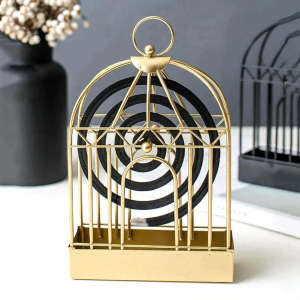Talababa Hanging Mosquito Coil Holder Bird Cage Design Katol Insect Repellent Holder