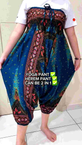 2in1 Harem Batik Yoga Long Pant