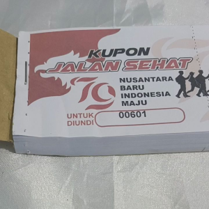 Kupon Jalanan Sehat 17 Agustus: 100 Lembar Kupon Dorprize