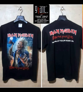 kaos band IRON MAIDEN Run For Your Lives