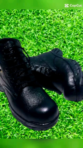 King 002 Sepatu Safety Pria Berbahan Kulit Safety SHOES