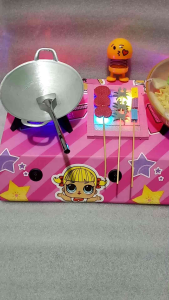 mainan anak perempuan masak masakan kompor 3tungku dan bakaran murah viral dan COD