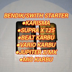 Bendik Switc otomatis relai stater Beat old Mio Jupiter MX Vixion karisma Revo absolute Blade
