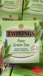 Twinings Pure Green Tea 100 TeaBags/ Box EXP: 26/06/2028