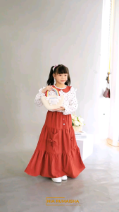 Setelan Baju Anak Perempuan Lucu || Amsa Set Kids By Nia Rumaisha