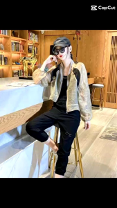 TM 6022 Jacket Meghan patchwork bomber import