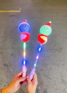 Cây Đèn Người Tuyết Noel 3 Chế Độ Đèn Đồ Chơi Giáng Sinh Cho Bé