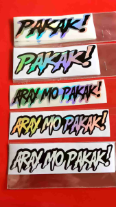 Holographic Car Stickers Pakak Aray Mo Pakak Cut Out Design