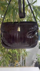 Túi 2hand đeo vai đeo chéo da lươn biển màu thật cực kì phong thủy SAM.YANG của HÀn -T373