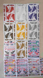 สติ๊กเกอร์แต่งรถ HONDA #สติ๊กเกอร์แต่งมอเตอร์ไซค์ HONDA