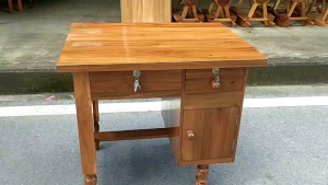 โต๊ะบัญชี /โต๊ะทำงาน ไม้สักทองแท้