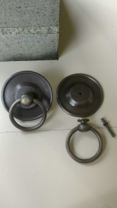 Tarikan Pintu Gebyok Kuningan Motif Gby 090 Antik 2 Pcs