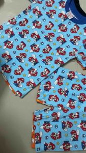 (18-30kg) Bộ thun borip họa tiết bé trai tay ngắn quần đùi size đại thun mềm co giãn tốt 204