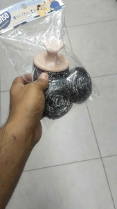 Ganso Stainless Steel Scrubber Set - Removes Grease Instantly - Before and After Comparison - Made in Malaysia