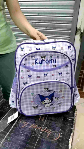 FLS 2023 New Fashion School Backpack for Kids Hello Kitty Cartoon Character Bags for Girls High Quality Baby Kindergarten Elementary Primary School Shoulder Backpack Girls Waterproof 3 Compartments Large Capacity Kuromi Cinnamoroll My Melody Pompompurin