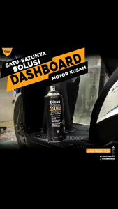 DASHBOARD COATING Original Black 9800 Pilok Pilox Cat Diton Dashboard Coating 400ml Original Black 9800 Cat Semprot Dashboard Kusam Kembali Baru