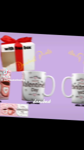 Valentines Theme Mug - Gift Idea for Valentine's Day Drinkware Washable