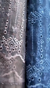 TILE ORGANZA BORDIR GRADASI | ORGANZA BORDIR GRADASI