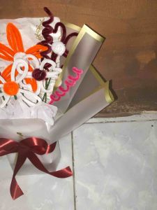 Buket kawat bulu | Buket lucu| Buket bunga | Buket cantik