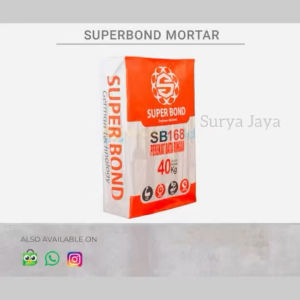SEMEN SUPERBOND MORTAR SB-168 PEREKAT BATA RINGAN 40 KG | SAK
